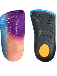 New Orthopedic Insoles Orthotics Flat Foot Health Sole Pad Insert Arch Support Pad For Plantar Fasciitis Feet Care Insoles