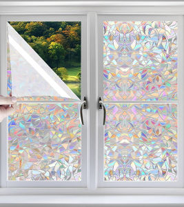 Window privacy film glass electrostatic adsorption waterproof and anti fouling sticker detachable PVC window sticker