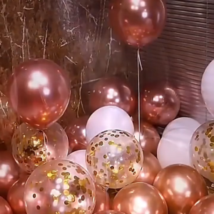 (มี30แบบ สุ่มสี ) ลูกโป่ง ด้าน มุก โครเมียม พาสเทล 10 นิ้ว หนา ขนาด ราคาถูกสุดๆ คุณภาพดี