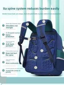 MONLEYTA | Lightweight Backpack For Primary School Boys Grades 3 To 6 Spine Protection Load Reduction Stylish New Model 2025