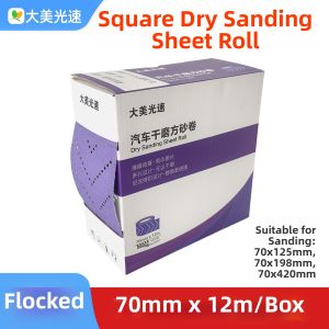 DAIMEIGUANGSU | Square Purple Sanding Roll for Dry Grinding 70x198cm