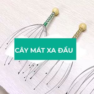 Cây massage đầu thư giãn sảng khoái-Cây mát xa Đầu Ngủ Ngon Sâu Giấc Tuần Hoàn Máu Giảm Đau Đầu Quà Sức Khỏe