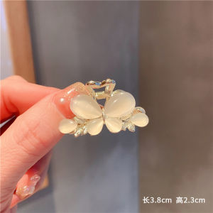 Elegant Pearl Hair Clip Womens Side Bangs Small Size Headwear Popular 2025 New Style Hair Gripper Alloy Embedded Artificial Gem