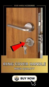 RING KUNCI BULAT COVER STAINLESS STEEL ASLI SUPER TEBAL SUS304 / TUTUP RING KUNCI SILINDER PINTU TOP