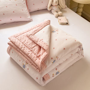 MR.DANYE | Cartoon Style Cotton Knit Air Conditioning Blanket Machine Washable Light Weight