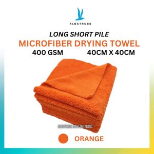 ALBATROSS Kain Lap Microfiber Drying Towel Edgeless - Long Short Pile 400gsm