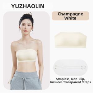 Yuzhaolin | Shoulderless Non-slip Seamless Invisible Bra