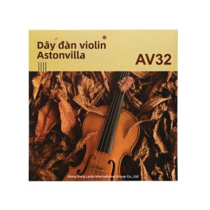 IRIN | Bộ Dây Đàn Violin Astonvilla AV32 - Phụ Kiện Đàn Violin Đầu Hạt Kim Loại Bền Bỉ Bằng Nhôm-magie Bốn Dây