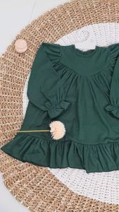 BABY HAI Rayya Series Aisyah Set - Setelan Baju Panjang Celana Panjang - Seri Blue