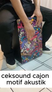 Cahon Kahon Drum Box: Desain Unik & Motif Akustik