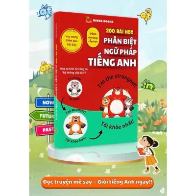 Combo (có lẻ) - 200 bài học phân biệt ngữ pháp tiếng anh + Viết tốt bài văn tiếng anh theo chủ đề