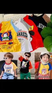 Lyvyshop - Áo thun tay ngắn phối tay siêu ngầu cho bé từ 09-28kg (giá 01 áo)