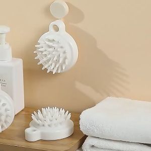 Lược gội đầu Muji xuất Nhật bằng silicon mát xa da đầu sạch gàu giảm rụng kích thích mọc tóc làm sạch da đầu GD728-LuocMuji