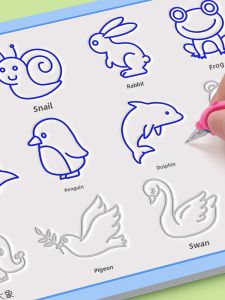 OUKUMAN | Doodling Control Practice Book for Kids