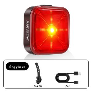 West Biking | Đèn Hậu Xe Đạp WEST BIKING IP64 Chống Nước Loại C Siêu Nhẹ 5 Chế Độ Nhỏ Gọn Dành Cho Xe Đạp Đường Trường Xe Đạp Leo Núi Đạp Xe Ban Đêm