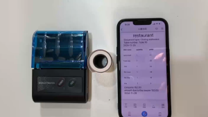PUTIAN POS Portable Mini Bluetooth Thermal Receipt Printer PUTIAN201 (Membawa Baterai)