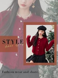 puella | Áo khoác len cardigan nữ thiết kế thời trang