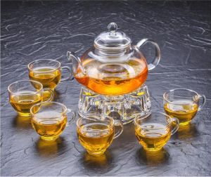 Taii Filter Teapot Tea Cup Full Set Of Flower Teapot Tea Cup Set Glass Tea Set