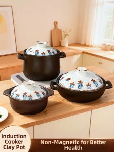 TAOXIANGYI | Induction Compatible Heat Resistant Crackproof Ceramic Pot