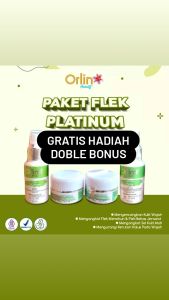 (DOBLE BONUS)PAKET FLEK PLATINUM ORLIN BEAUTY