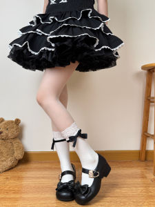 Cute over Knee Fleece Leggings with Bow Knot for Girls Spring Summer Fashionable Mid-Calf Socks Teenage Girls Stockings