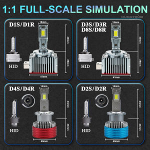 D1S D3S Car Led Headlight Upgrade CSP Chip 1:1 XENON Size D4S D2S Plug&Play 1500W 6500K White Car Lights Fog Light Auto Car Lamp