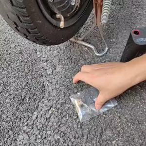 Car Compressor Tire Inflator DC 12V Auto Tire Pump with Mechanical Pressure Gauge Electric Tire Pump Motorcycle Bicycle WORLDKPI