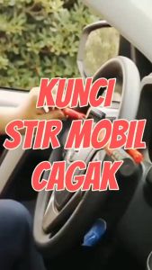 KUNCI STIR MOBIL KUNCI STIR CAGAK DUA PENGAMAN I024 - ZEN CAR PARTS