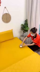 Ga Chống Thấm Cao Cấp PT Mẫu Họa Tiết Vàng Trơn