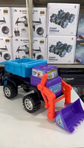 MAINAN MOBIL TRUK PASIR + BULDOZER / TRUK BANK BESAR