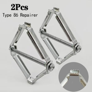 2Pcs 86 type switch socket repairer bottom box quick installation fixed box