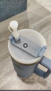 3pcs/6pcs Set Cup Cover Silicone Spill Proof Stopper & Aksesoris Tumbler