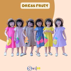 Dress Anak Smilee Fruit Mix Motif Size 1-5Tahun