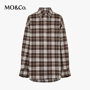MO&Co. | Vintage Faded Flannel Check Oversized Shirt