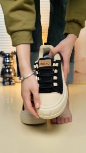 LURAD Sepatu Wanita Casual 3 Warna Model Simpel Gaya Hangout Sneakers Cewek Kuliah Kerja Sol Nyaman Non Slip QY813