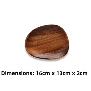 Creative Irregular Wooden Tray Dish