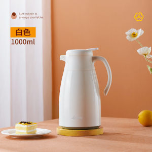 Large Capacity Thermal Water Bottle Student Dormitory Home Use Warm Pot Small Size Insulated Tea Pot Plastic Shell Glass Inner