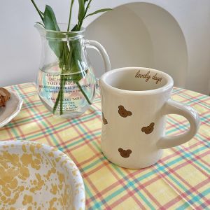 Cốc Cà Phê Gốm Sứ Dễ Thương Mới Của Chú Gấu Miệng Nghiêng Cốc Đựng Sữa Cốc Đựng Nước Dùng Trong Gia Đình Thiết Kế Hàn Quốc Cốc Đựng Nước Cho Người Lớn