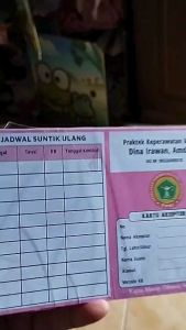 KARTU AKSEPTOR KB BIDAN CUSTOM NAMA DAN ALAMAT SESUAI KEINGINAN