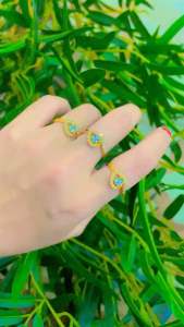 Cincin emas bangkok cop 916 persis ori