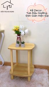 💥Kệ Decor Tab Đầu Giường Chất Liệu Gỗ Cao Cấp Chắc Chắn Thích Hợp Mọi Không Gian Kệ Gỗ Phong Cách Vintage
