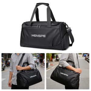MENSPE Travel Bag Gym Bag Portable Duffle Bag Luggage Bag for men Fitness Bag Dry and Wet Separation Compartment Fashion Tote Bags Outdoor sports Bag
