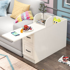 Normcore Corner Table Nordic Style Living Room Accessible Luxury Sofa Side Cabinet Side Cabinet Side Cabinet Storage Small Narrow Slot Cabinet Tea Foldable Side Table