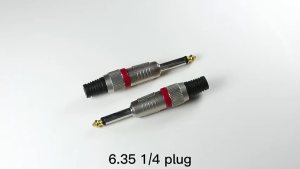 Jack Akai Mono 635mm Gold Head Konektor Xlr Canon 3 Pin Male/Female Kabel Microfon/Instrument