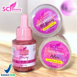YRKS Paket isi 3 SCI by Barbie Beauty Sunscreen Night Cream Serum Sunscreen Pelicin BB Glowing SCI Beauty By Barbie Beauty BB GLOWING BARBIE BEAUTY