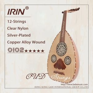 IRIN | OUD Strings Turkey Oud Arab Lute Strings O102 12 Courses Strings Clear Nylon And Silver-Plated Copper Alloy Wound String