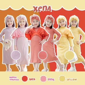 Terlaris XENA Dress Anak (KNIT SPAN & OUTER)