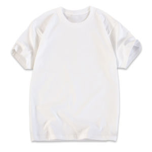 Pure Color Cotton Short Sleeve T-Shirt Retro Japanese Style round Neck Casual Loose Fit Youthful Summer Fashion Basic Style