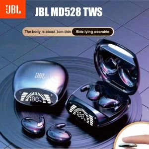 ♥100% ผลิตภัณฑ์ดั้งเดิม + Gratis Ongkir♥JBL MD528ใหม่ Ipx5หูฟังไร้สายการนอนหลับกันน้ำแบบไร้สายหูฟังบลูทูธ5.3พร้อมไมโครโฟนสำหรับหูฟังสเตอริโอขณะเล่นกีฬา TWS สำหรับโทรศัพท์