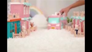 CONUSEA | Koala Doll house Roombox with dolls Girl Pretend Play House Toy Tour Bus Bedroom Dresser Dining Kitchen Bathroom Shop Toys Kids